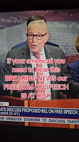 THERE IS A NEW BILL BEING DISCUSSES FOR OUR FREEDOM OF SPEECH. THIS IS SERIOUS. BREAKING NEWS. CHUCK SCHUMER AND CHRIS VAN HOLLEN PROPOSE A BILL ON FREE SPEECH. #fyp #fypシ゚viral #breakingnews  #freedomofspeech 