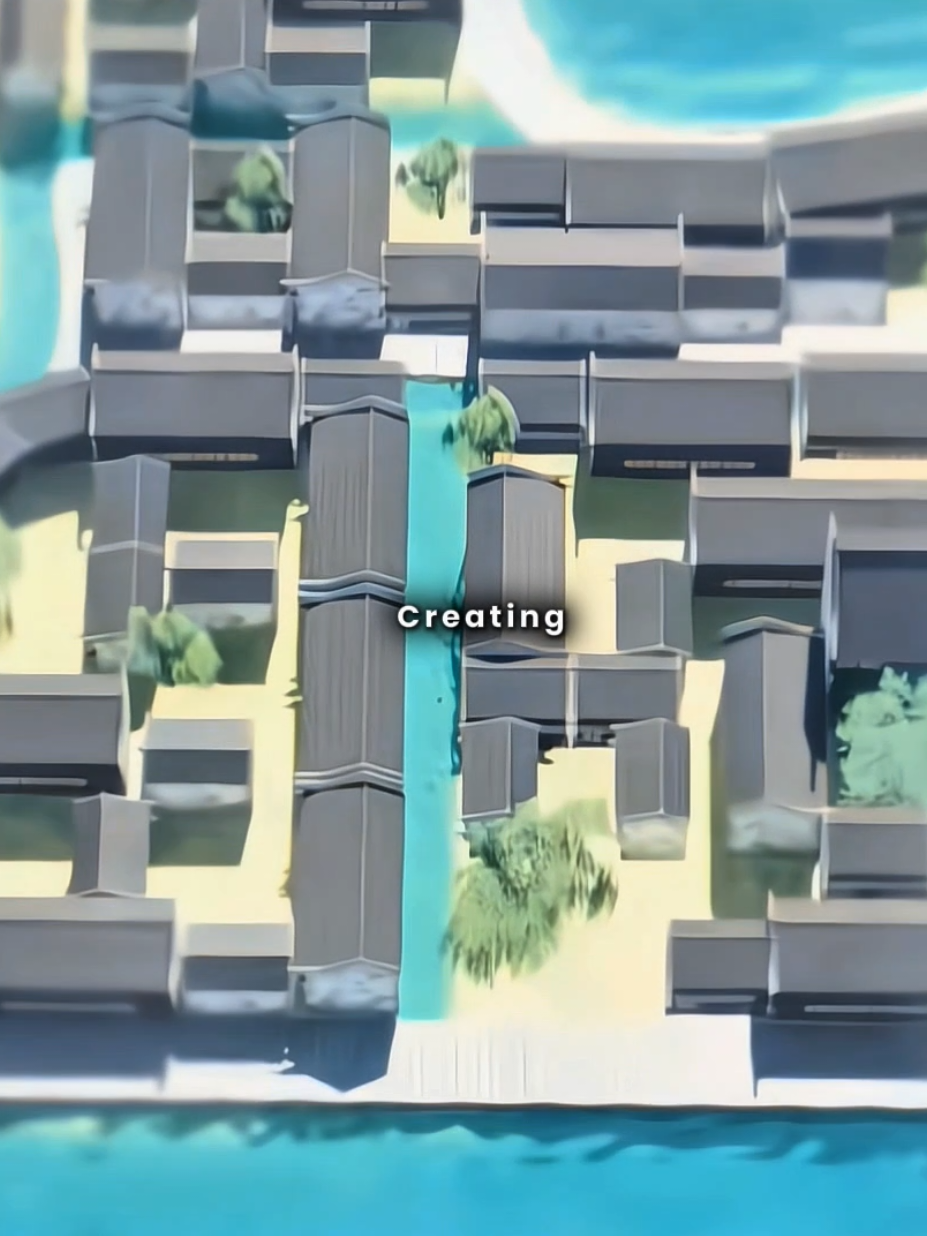 How a Simple Riverbank Became a Masterpiece Village 🌊🏡 #riverbank #village #3danimation #LearnOnTikTok #fyp 