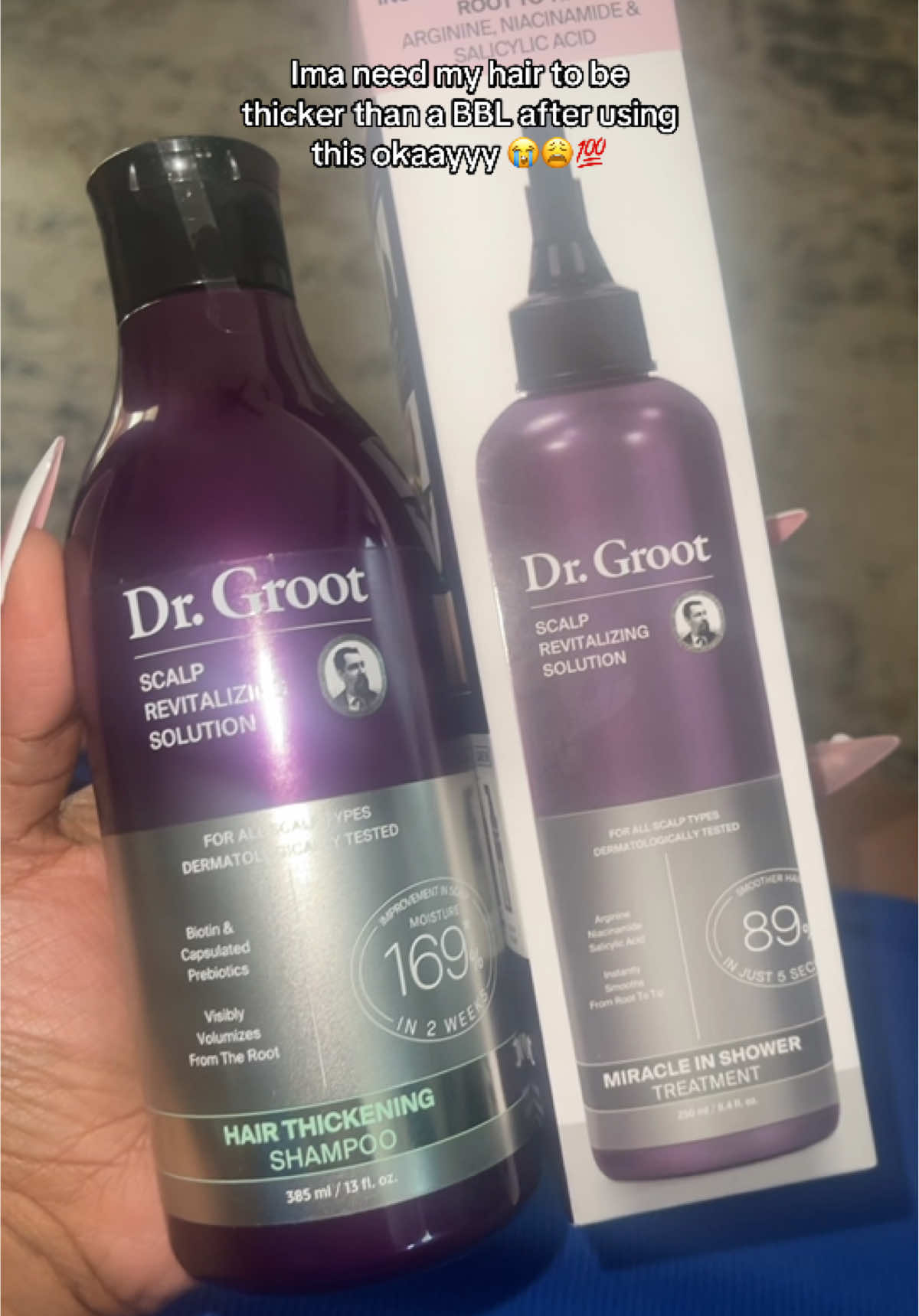Has anybody tried this before 👀🫢 I’m excited to try it out but very intrigued lol @Dr. Groot @LG beauty US #drgroot #hairtok #haircareproducts #hairgrowthjourney #imsoul 
