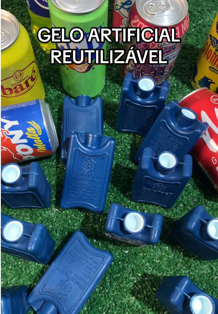 Gelo Atificial Reutilizável 100ml GeloTek. #GeloArtificial #GeloReutilizavel