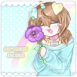 violets r ourple but okai. dis lay z (｡•́ωก̀｡)🧁☘️🌈 #fyp #moe #foryou #jojifuku #cutecore🎀🦴🍮🐾 