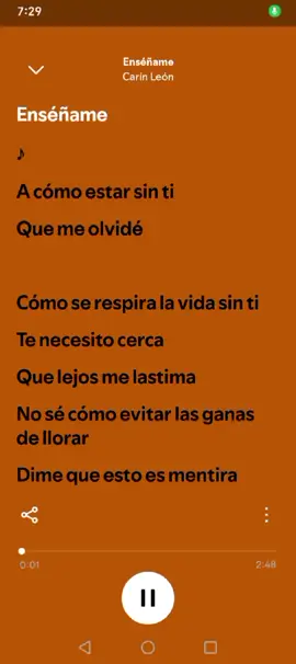 Enséñame - Carín León #enseñame #musica #videoconletra #spotify 