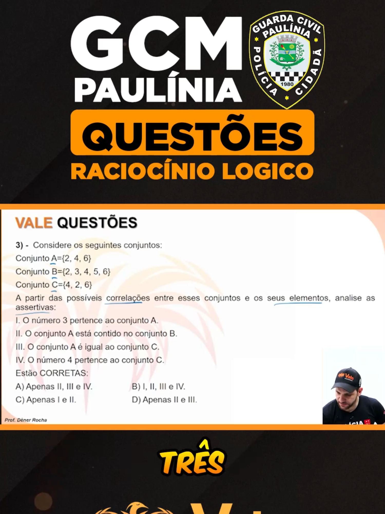 🚨💥 ATENÇÃO, FUTURO GUARDA MUNICIPAL! 💥🚨 Raciocínio Lógico e Matemática não são bicho de sete cabeças! 🤯➗✖️ 🔥 Com a dica certa, você simplifica, aprende de vez e sai na frente da concorrência! 🚀💯 👊 Foque nos estudos e conquiste sua vaga na GCM Paulínia!