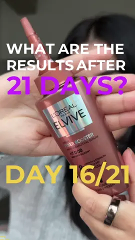 hair - day 16 of trying out the loreal elvive fiber booster for healthy hair and less hair loss. 5 days left @L’Oréal Paris #loreal #hairgrowth #hairtok #healthyhair #damagedhair 