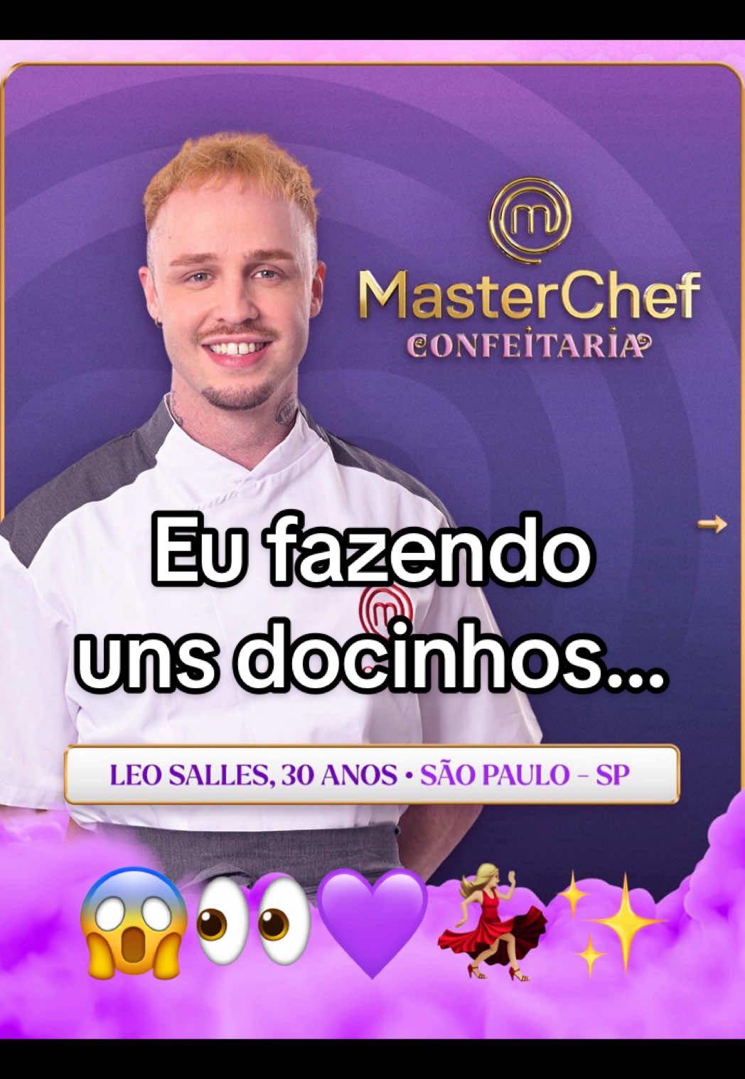 Se eu sou confeiteiro? Então… @MasterChef Brasil 😱 #Masterchefbr #Masterchefconfeitaria #Masterchef 