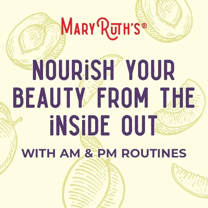 Support your hair and skin from the inside out with our favorite morning and nighttime tips💜🌙🌟✨ #maryruths #maryruthorganics #morningroutine #nighttimeroutine #wellnessroutine 