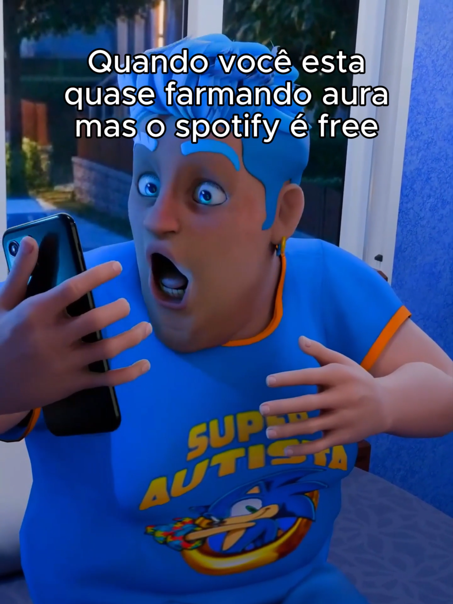 Quando você farma aura #brainrot #superautista #humor #3d #fyp