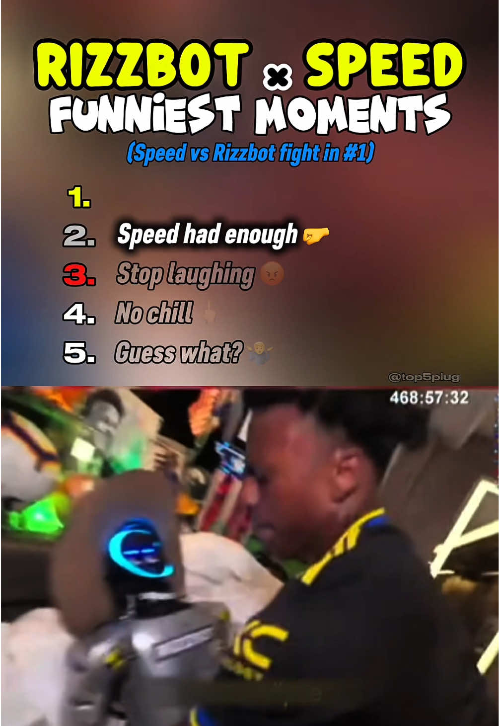 Speed had enough of Rizzbot 😂  #ishowspeed #funny #streaming #fyp #ishowspeedrage 