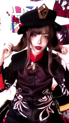 [♥️👻] HU TAO COSPLAY !! (old vid) #hutao #genshin #cosplay #hutaocosplay #genshinimpactcosplay 