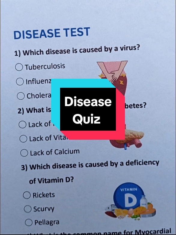 Disease Quiz - Can get all questions Right? #anatomy #disease #medical #quiz #trivia 
