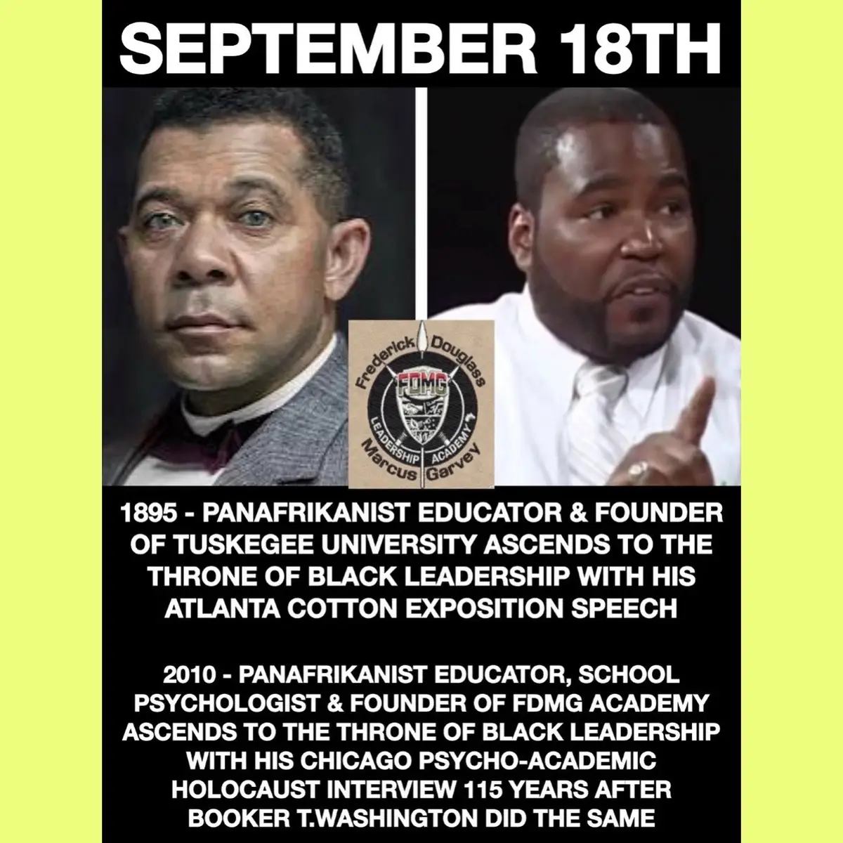 Dr.Umar Ifatunde, Psy.D, CSP, M.Ed. Doctor of Clinical Psychology Certified School Psychologist Certified School Principal Kinsman to Frederick Douglass Kinsman to 7th AME Bishop Wayman Natl Independent Black Political Movement  Nat'l Movement 2 Save Black Males Nat'l Independent Black Parents Asc Team Pan-Afrikan/IMIPAP IFATUNDE UNIVERSITY FDMG RBG LDRSHP ACADEMY PO BOX 9634 Wilmington DE 19809 Paypal.me/fdmgacademy PayPal.me/umarthepsychologist  http://venmo.com/u/drumarifatunde https://linktr.ee/drumarifatunde