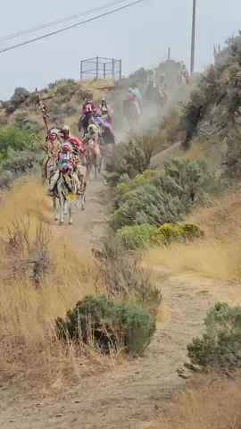 The Official start of the Ellensburg Rodeo begins with our families entering Kittitas Valley one more time before the seasons change and its time to settle down for the winter month. Ellensburg has always been a major gathering and trade site.  this is why we call it w family tradition! its more than a rodeo its a symbolic connection to our past! and the actual start of the Ellensburg rodeo! once the ranchers and Indians came together to celebrate and have fun! #ellensburgrodeo 