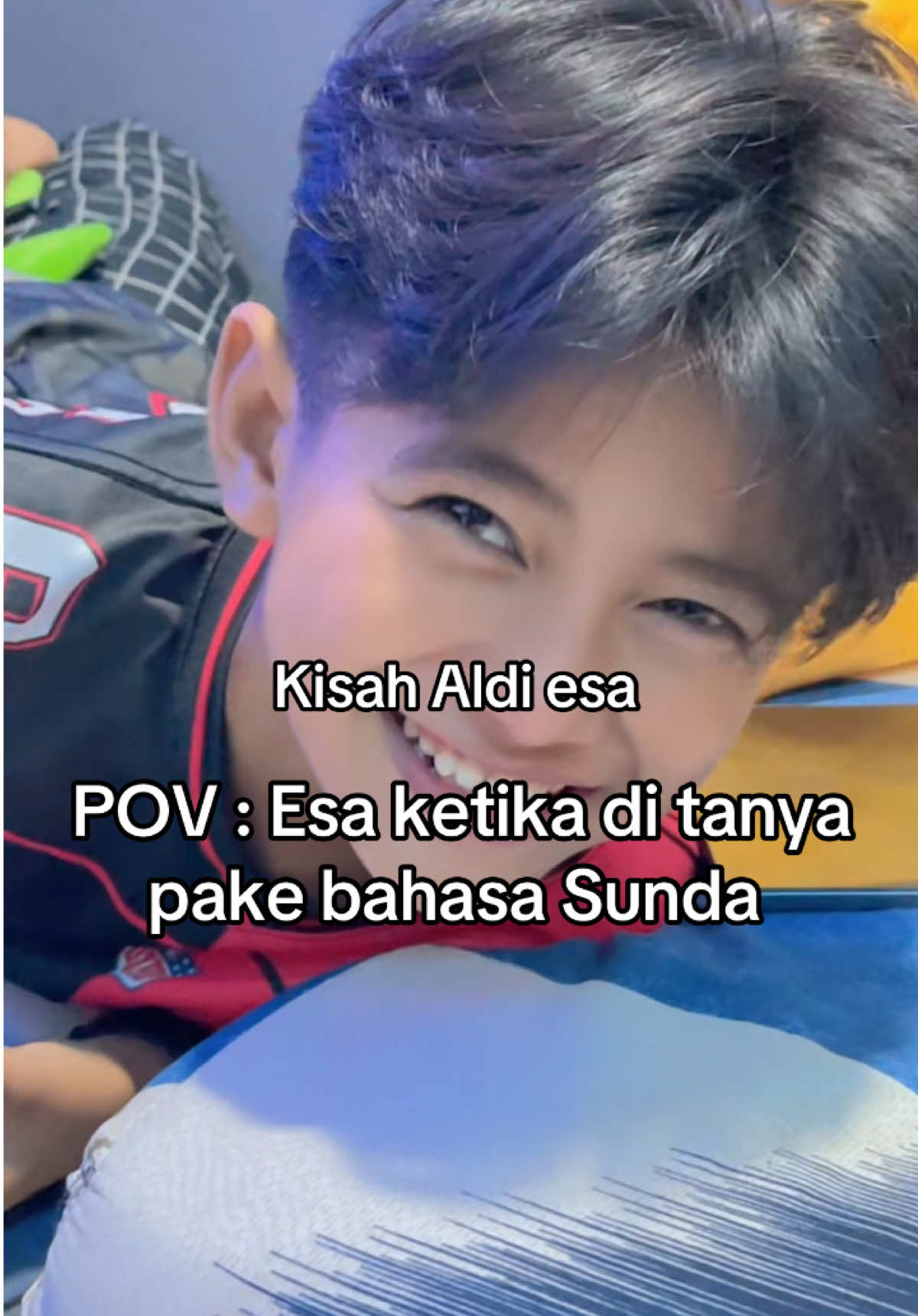 Esa ketika di tanya pake bahasa Sunda #kisahaldi #esabadutkecil  #LIVEIncentiveProgram #LIVEStory #PaidPartnership 