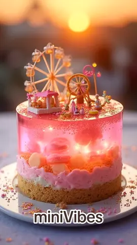 A whole floating market… on a cake?! 👀✨ #CakeArt #ASMR #fypviralシ #fyp #creatorsearchinsights 