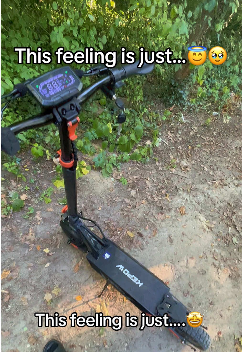 My new kepow electric scooter. 😊😍🥰. #electricscooter #escooter #speed #felling #fyp @kepow_scooter 