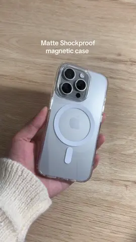 Shockproof Magnetic Clear Case ✨ #caseforiphone #phonecase #magsafecase #iphonecaserecommendations #clearcase 