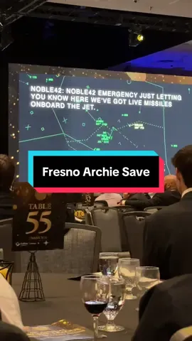 The Archie League Medal of Safety Awards were last night. The Archie’s honor air traffic controller saves for the past year. This save was made by Fresno Tower. A fight tier with live ordinance and 10-15 minutes of fuel left was desperately trying to land. But when his arresting hook snapped, he was running out of options. #airtrafficcontrol #pilotsoftiktok #archieawards #atcsaves #fresnoatc 