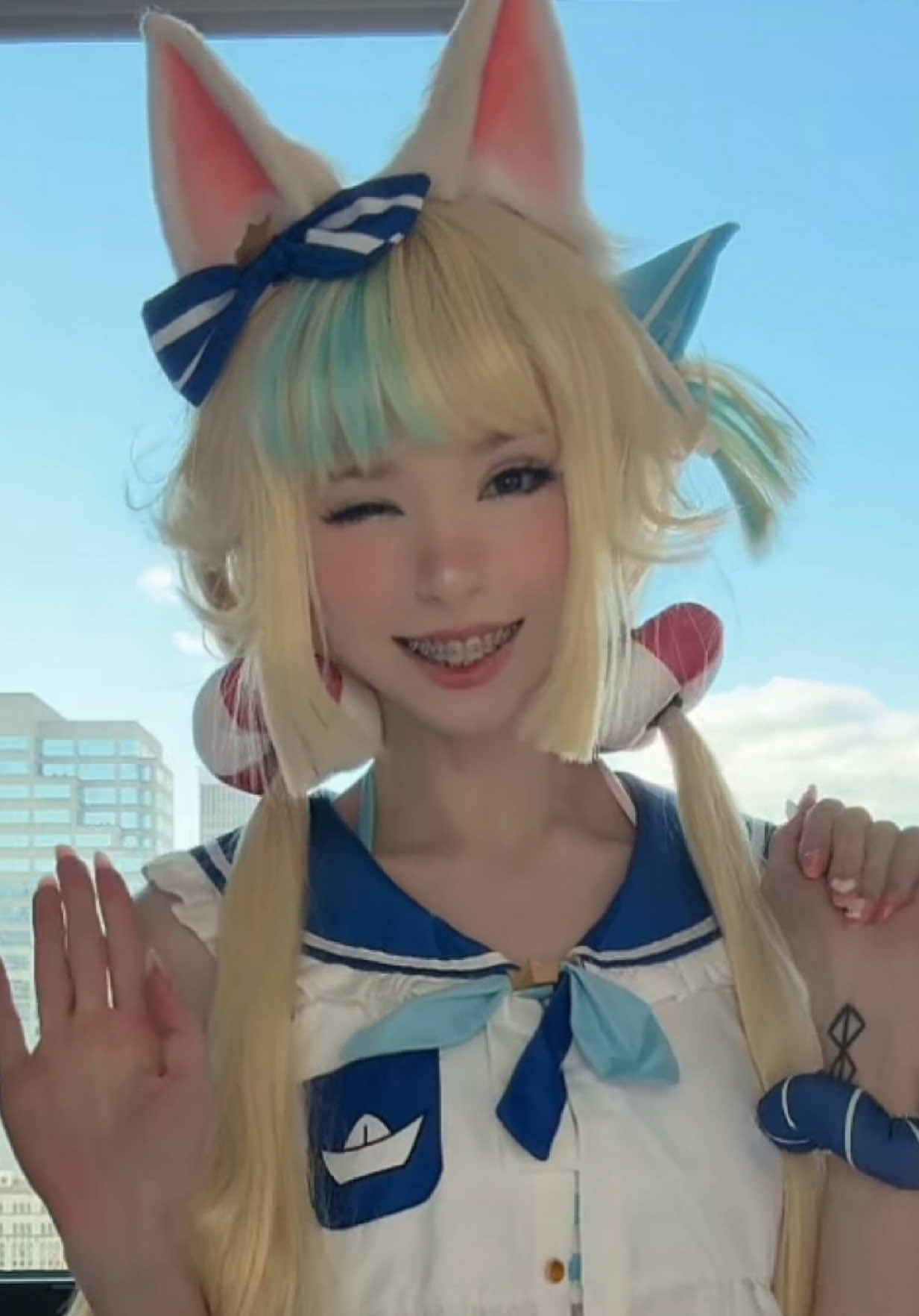 srry for bein inactive my birfdae waz yesterday :3 new cosplays soonnn~ #samekosaba #vtuber #anime #cosplay 