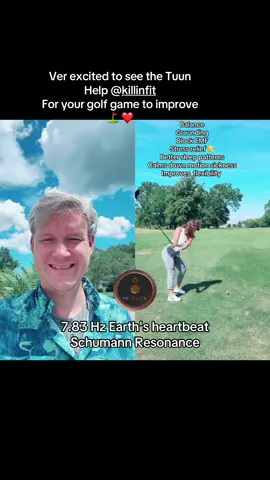 #duet with @killinfit #tuun this spiritual, beautiful girl is showing her improved #golfswing I am now collaborating with. I’m very excited that she found something to naturally helps with, #Anxiety and keep #Balance in nature and blocking EMF. This is such a blessing to witness this that’s why I do what I do. ❤️🫶⛳ 