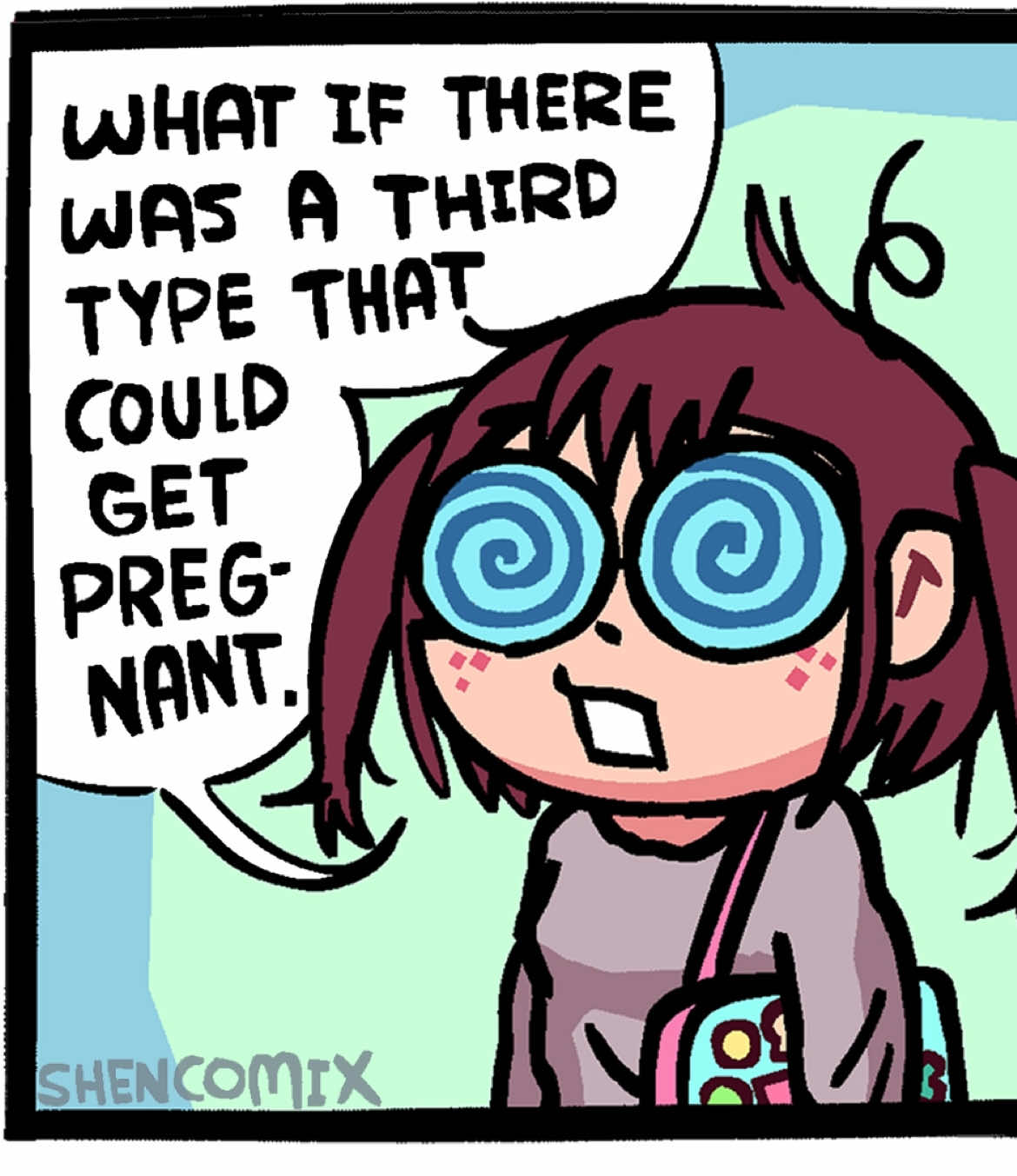 alphas, betas, and the fujos that demand for more omegas… artist: @shenanigansen on twitter   alpha guy: @Hiktsu  fujo girl: me editor: @Madar  #voiceover #comic #alphas #betas #omegaverse 