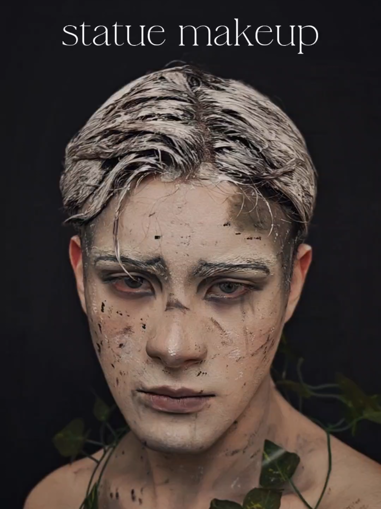 Statue makeup . . . #malemakeup #make #statue #statuemakeup #viral #fy #fyp #makeup #salvatore 