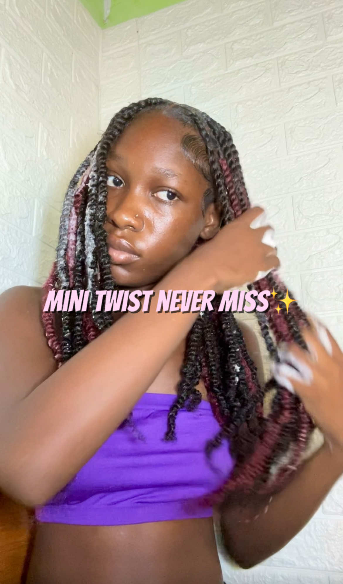 Couple hours after it took me 2 hours parting!! No lie I can be deadass serious as hell🤣🤣🥰🥰#thatgurlsashay💕💕 #mintwist #finishtouches #haircreators #hair 