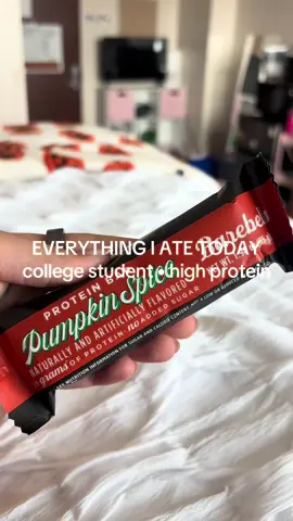 high protein what i eat in a day as a college student! @fitbutters cookie butter is unreal 🤤 #whatieatinaday #highprotein #fyppppppppppppppppppppppp @Barebells USA @Purely Elizabeth 