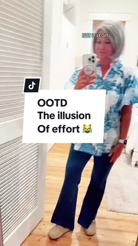 When your outfit feels like loungewear but looks like you tried ✨ The ultimate comfy chic vibe 💙 #OOTD #ComfyChic #HalaraJeans @Halara @Sage Vell 