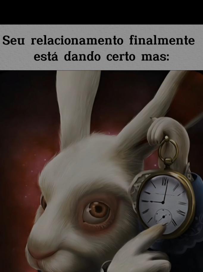 Seu tempo com ela tá acabando... . . . . . . . . . . . #fyp #todososcaminhostelevamaroma #coelho #amor #casalfeliz 