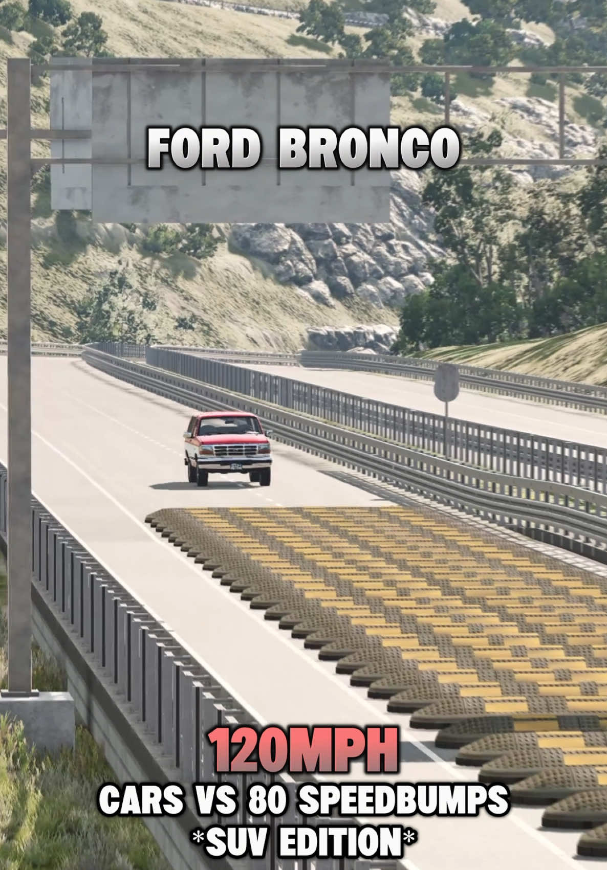 😱Which Car Will Take A 80 Speedbumps 🤔🚗💥#beamng #beamngdrive #foryoupage #fyp #viral