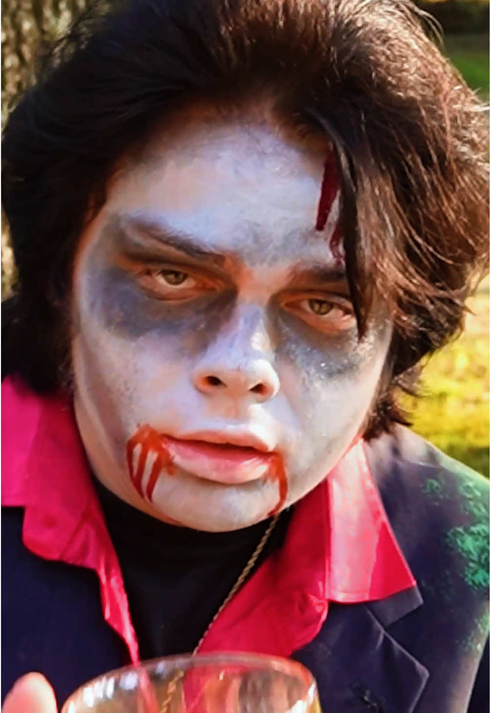 I Thought You Died?! #zombie #water #fakeblood #viral #tiktok 
