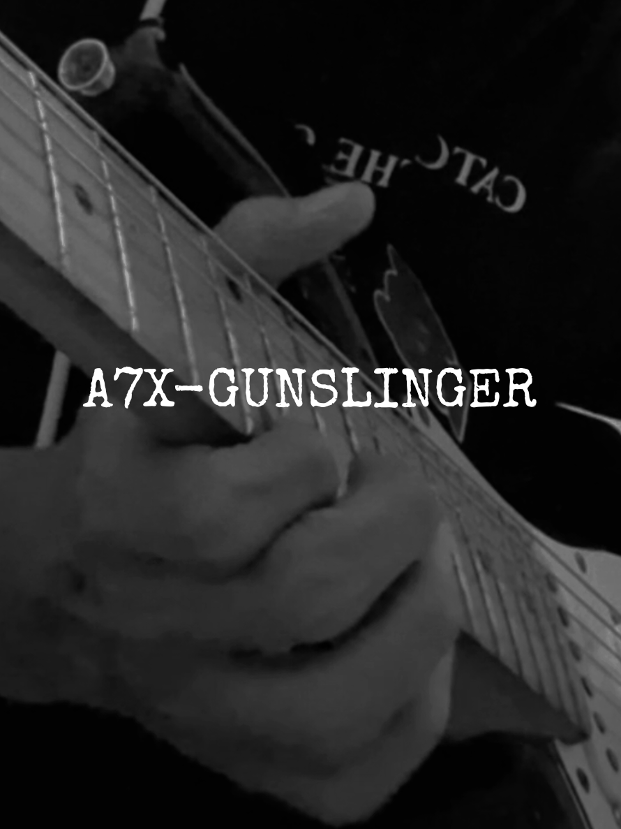 Avenged Sevenfold - Gunslinger (Cover Solo Gitar) #electricguitar #a7x #gunslinger #sologitar #fypシ 