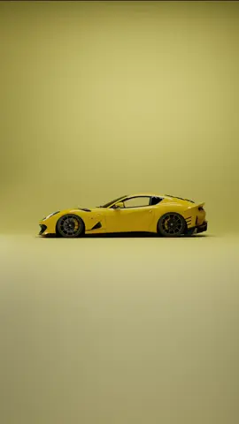 yellow 812 comp 💛                                                                  .                                                                   .                                                                         .#fyp #cars #ferrari #812competizione #812 