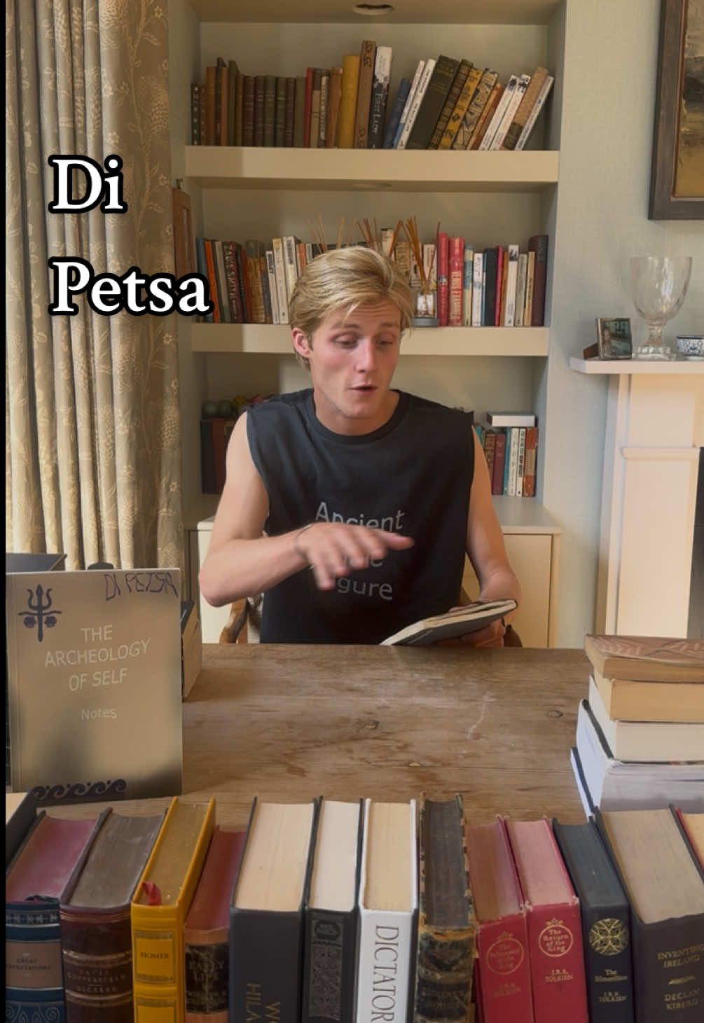 Archaeology of the Self by @DI PETSA @LONDON FASHION WEEK #SeleneGoddess #GreekMythology #DiPetsa #MythAndFashion #BookTok 