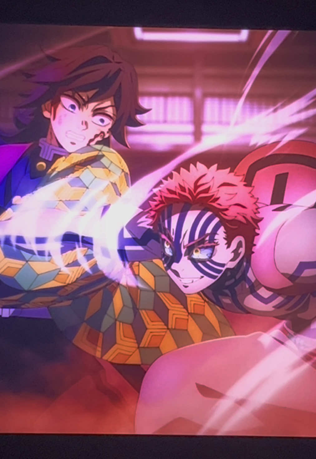 Parte 2  Giyu ativou a marca do caçador ❤️‍🔥 #demonslayermovie #demonslayer #tomiokagiyuu #akaza  