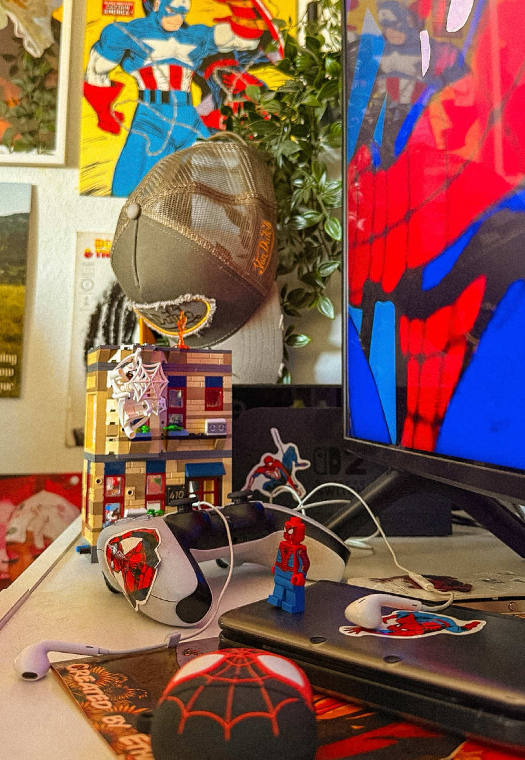 lego spidey is taking over. #fyp #spiderman #lego #musicroom #videogames 