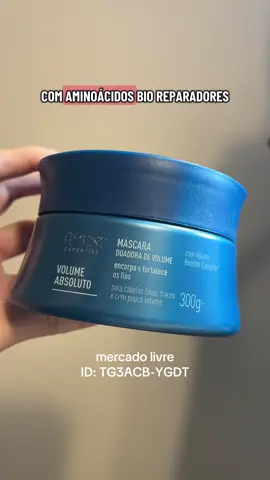 máscara que mais encorpou meu cabelo, volume absoluto da amend  ela é feita com aminoácidos biorreparadores e pode ser usada 1 vez na semana @Mercado Livre @Mercado Livre Moda  ID no mercado livre: TG3ACB-YGDT #OMelhorDaBeleza #MercadoLivreModa #cabelo #dicascapilares #cabelosaudavel 