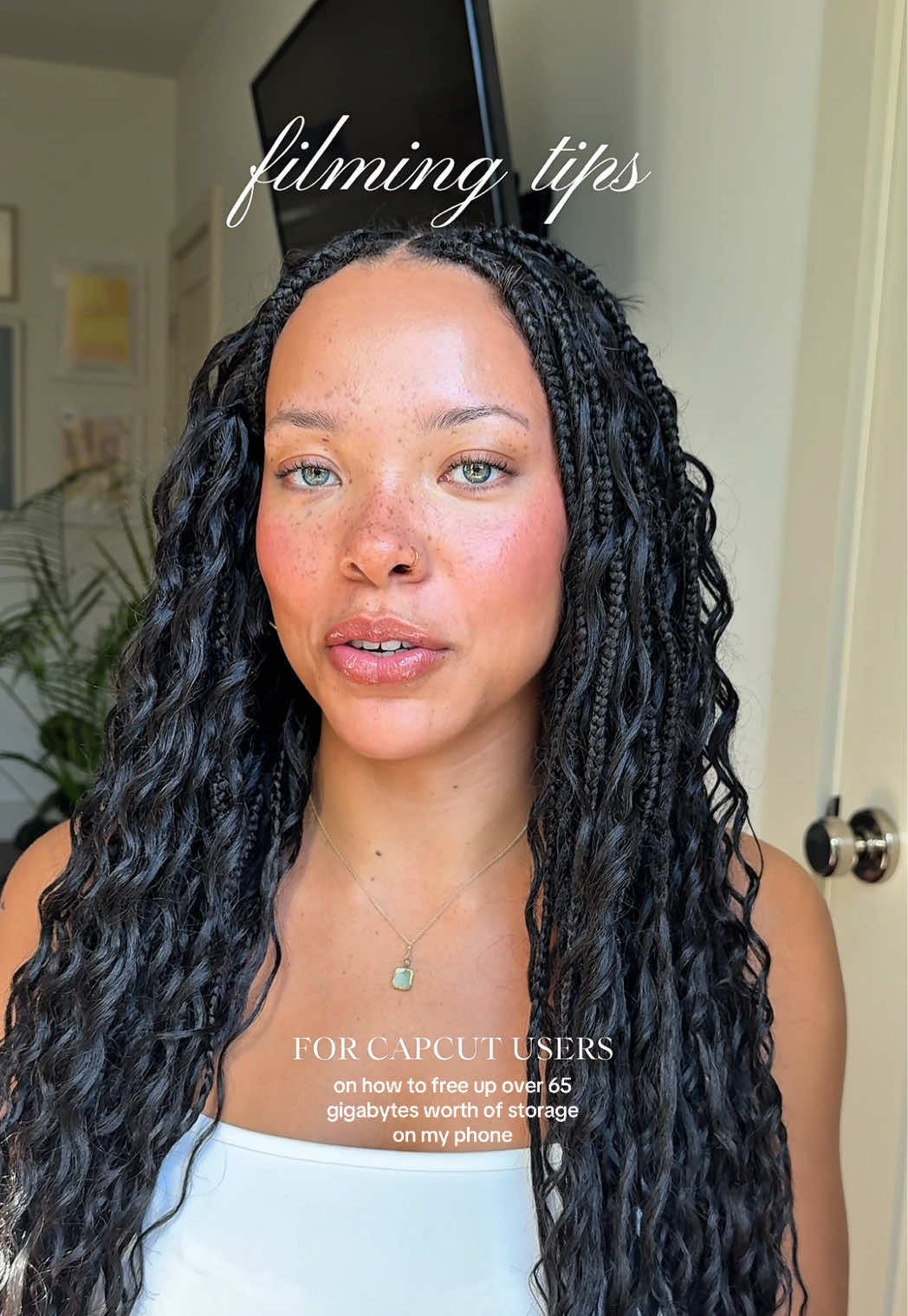 how I freed up 65+ gb on my phone without deleting anything 🙂‍↔️ (this is mainly for CapCut users but you can also do the same thing on TikTok 🤝🏽 ) #storage #iphonestorage #contentcreatortips #filmingtips #capcut 