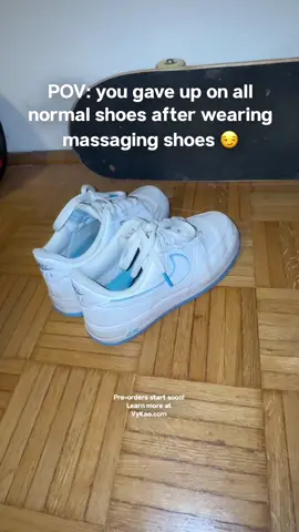 You stopped wearing normal shoes