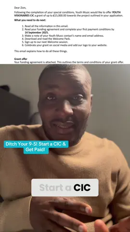 How to start a CIC & get FUNDED in 5 months.  Starting a Community Interest Company (CIC) in the UK could be the answer. Get funding for community projects and a good wage. My organization secured 5 grants in 5 months!  Consultation services are available to set up or audit your CIC.  #CIC #community #funding #UK #grants 