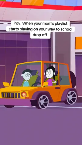 Pov: When your mom's playlist starts playing on your way to school drop off #2000s #throwbacksongs #relatable #foryour #momtok 