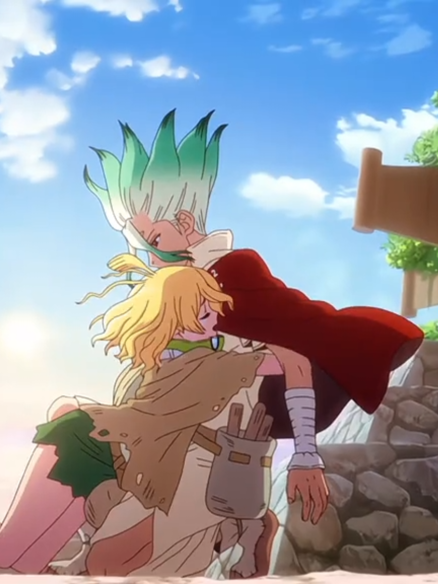 Suika’s 7 Year Struggle 💪 #drstone #suika #senku #anime #animeedit 