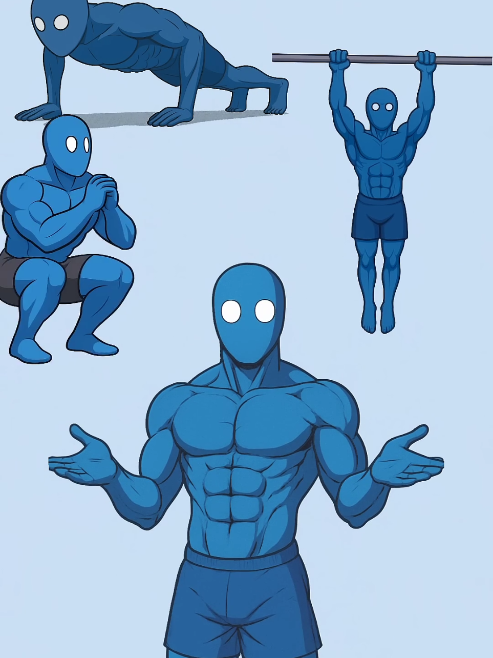 Are you in the top 1 of fitness #BuildMuscleFast #HomeWorkout #GymMotivation #FitnessJourney  #MuscleGrowth 