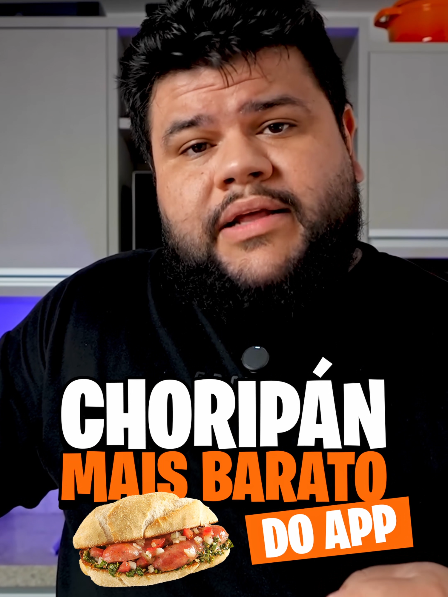 Comprei o choripan mais barato do app! #review #choripan #paocomlinguica #pãocomlinguiça #bbq
