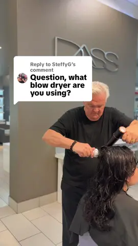 Replying to @SteffyG This has been a common question lately. The reason why I’m able to blow dry all of my haircuts after 65 years of doing hair is finding the best tools. This blow dryer has saved years of pain. It’s so light weight but boy is it powerful.  The brand is DASS and you can get it at www.dass.tv/shop-1 #donshaw #oldhairdresser #dasssalonandspa #whativelearned #hairstylist