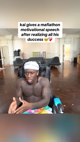 kai gives a mafiathon motivational speech after realizing all his duccess 🥹❤️‍🩹#kaicenat #rakai #mafiathon3 #fyp #viral