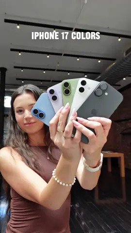 The new iPhone 17 colors! Which one is your favorite? #iphone #iphone17 #newiphone