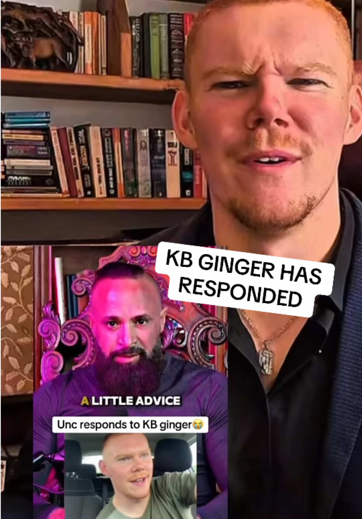 KB GINGER HAS RESPONDED #kingazoulay #alisobh #gingerguy #kbtheginger #benazoulay 