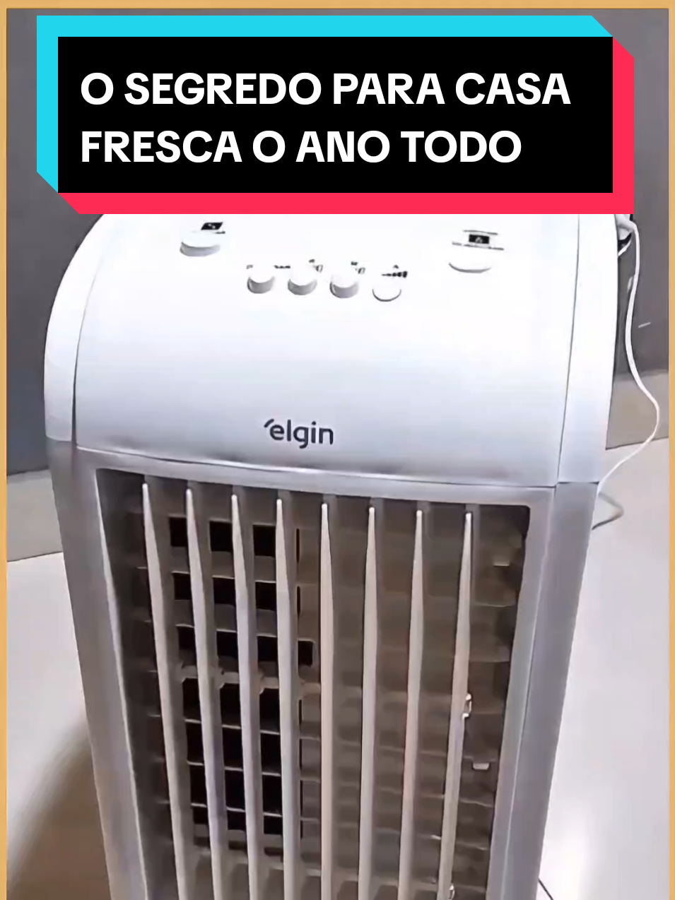 Climatizador de ar portátil Elgin Smart 3,5L 3 em 1. Refresca, ventila e umidifica com praticidade, ideal para manter sua casa ou escritório sempre confortável e saudável. #climatizador #arcondicionadoportatil #elgin #verao #casaaconchegante 