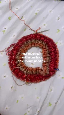 slow but steady! do you like knitting with small needles? #knittok #knitting #knittersoftiktok #knit #knittop 